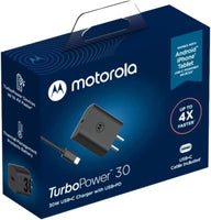 Charger Power Adapter #230 = Motorola TurboPower 30W Wall Charger With 1M C-C Cable