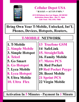 BYOP = T-Mobile $10 1,000 Talk, 1,000 Text, 1.0GB Web & Sim Kit & New Number