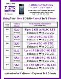 BYOP #10 = Ultra Mobile Hotspot $60 Plan = 60GB 5G, 4G LTE Data  + New Number + Tablet hotspot Sim Card
