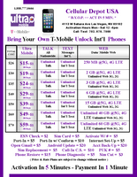 BYOP = Ultra Mobile 1 Year $600 Unlimited Talk & Text, Web + Sim Kit + New Number