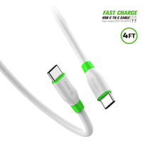 Type C Charger #54 = C to C Cable 4FT white