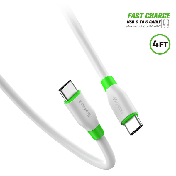 Type C Charger #54 = C to C Cable 4FT white