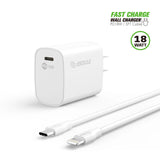 iphone charger Cable #90 = 18W PD Fast Charger Wall & 5FT C to 8Pin Cable