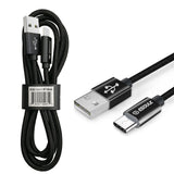 Type C Charger #103 = 3FT Braided Cable For Type-C 15watt