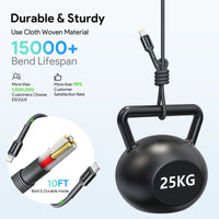Type C Charger #122 = 10FT FAST CHARGING CABLE C TO C