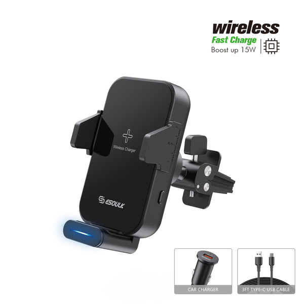 Wireless Charger #103 = Sensor 15W Wireless Charger Air Vent Car Holder