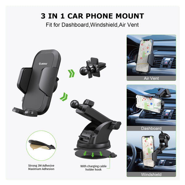 Mount Holder #123 =  AIR VENT & DASHBOARD 2 IN 1 CAR PHONE MOUNT