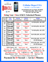 BYOP = Gen Mobile by at&t $10 Unlimited Talk,Text, 1GB Web + Sim Kit + New Number