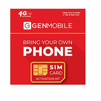 Gen Mobile Wireless Land Line 9 Month $90 Unlimited Talk + Text + Sim Kit + New Number