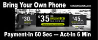 BYOP = Go Smart $45 Unlimited Talk, Text & 20GB Data + Unlimited Facebook + Sim Kit + New Number