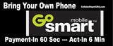Go Smart Payment = $35 Unlimited Talk, Text & Data, Plus International Calling** First 5 GB Data up to 3G Speed then 2G*