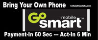 BYOP = Go Smart $55 Unlimited Talk, Text & Data + Unlimited Facebook + Sim Kit + New Number