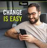 Go Smart Hotspot Prepaid $45 = 20 GB Hotspot + New Number + Sim Card + Coolpad Hotspot Device