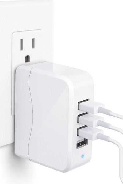 Travel Power Adapter #160 = 4 USB-A TRAVEL CHARGER 20V