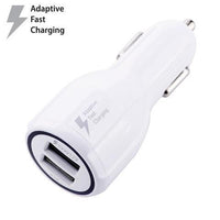 iphone charger #23 = IPHONE 5,6,7,8,X CABLE 3FT. WHITE + FAST CAR CHARGER