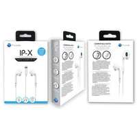 Bluetooth #152 = Uplus Premium Headset Compatible with iOs built in mic with volume control- White
