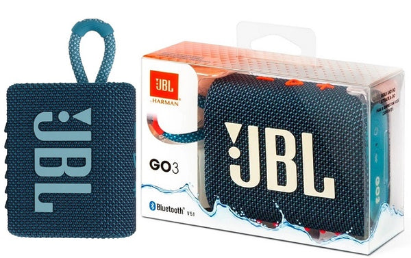 Bluetooth #224 = JBL Go3 Portable Speaker blue New