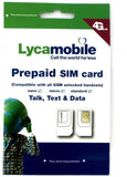 LycaMobile Hotspot Prepaid $40 Plan = 15 GB Data + Sim Card + New Number