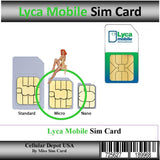 BYOP #7 = LycaMobile Hotspot Prepaid $50 Plan 40GB Data + New Number + Tablet Sim Card