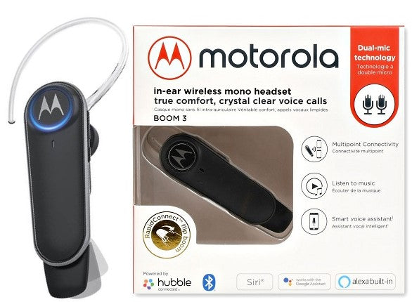 Bluetooth #231 = Motorola MH011 Boom3 Bluetooth - Black