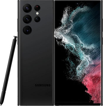 Unlocked Phones #211 = Samsung S22 Ultra 5G| S908u 128GB | Black A Stock