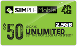 Simple Mobile Hotspot #7 = $49.99  40gb hotspot + Sim Card+ New Number + Coolpad surf  Hotspot Device