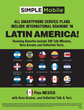 Payment = Simple Mobile $10 International add-on