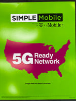 Simple Mobile Wireless land Line 1 Year $300 Unlimited Talk + International Talk + sim card+ New Number