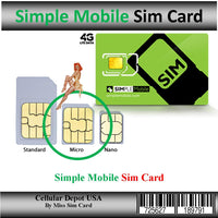BYOP = Simple Mobile 14 Days = $20 Promo Unlimited Talk, Text, Int'l Text & 2 GB Data + Intl Talk + Sim Card+ New Number