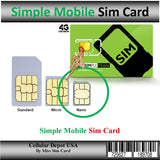 Simple Mobile Wireless land Line 1 Year $300 Unlimited Talk + International Talk + sim card+ New Number